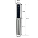 Waterproof Intelligent lifting sockets tower for conference tables with 3 sockets, 2USB, Wifi, Touch